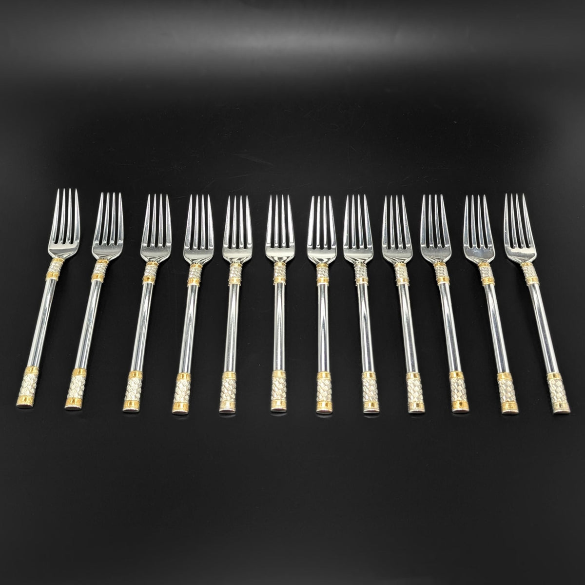 Wallace "Golden Aegean Weave" Sterling Silver 53pc Flatware Set