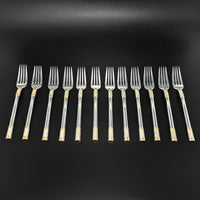 Wallace "Golden Aegean Weave" Sterling Silver 53pc Flatware Set
