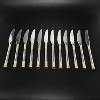 Wallace "Golden Aegean Weave" Sterling Silver 53pc Flatware Set