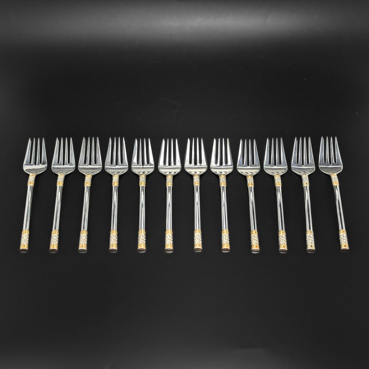 Wallace "Golden Aegean Weave" Sterling Silver 53pc Flatware Set