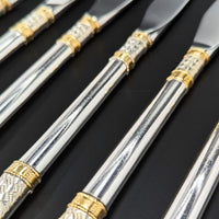 Wallace "Golden Aegean Weave" Sterling Silver 53pc Flatware Set