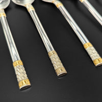 Wallace "Golden Aegean Weave" Sterling Silver 53pc Flatware Set