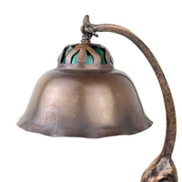 European Cast Bronze Stretching Cat Lamp, Early-Mid 20th C.