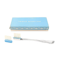 Towle "French Provincial" Sterling Silver Baby Toothbrush w/ Box