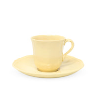 Williamsburg Restoration Queensware Demitasse Cup & Saucer by Wedgwood