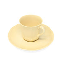 Williamsburg Restoration Queensware Demitasse Cup & Saucer by Wedgwood