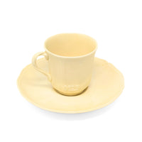 Williamsburg Restoration Queensware Demitasse Cup & Saucer by Wedgwood