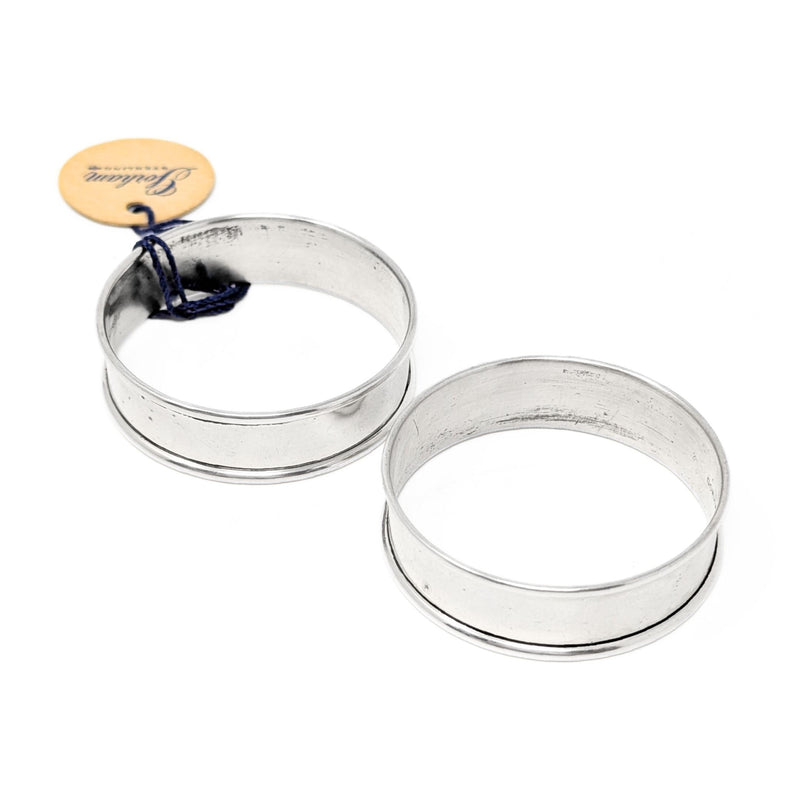 Gorham Sterling Silver Vintage "Wedding" Napkin Rings (Pair)