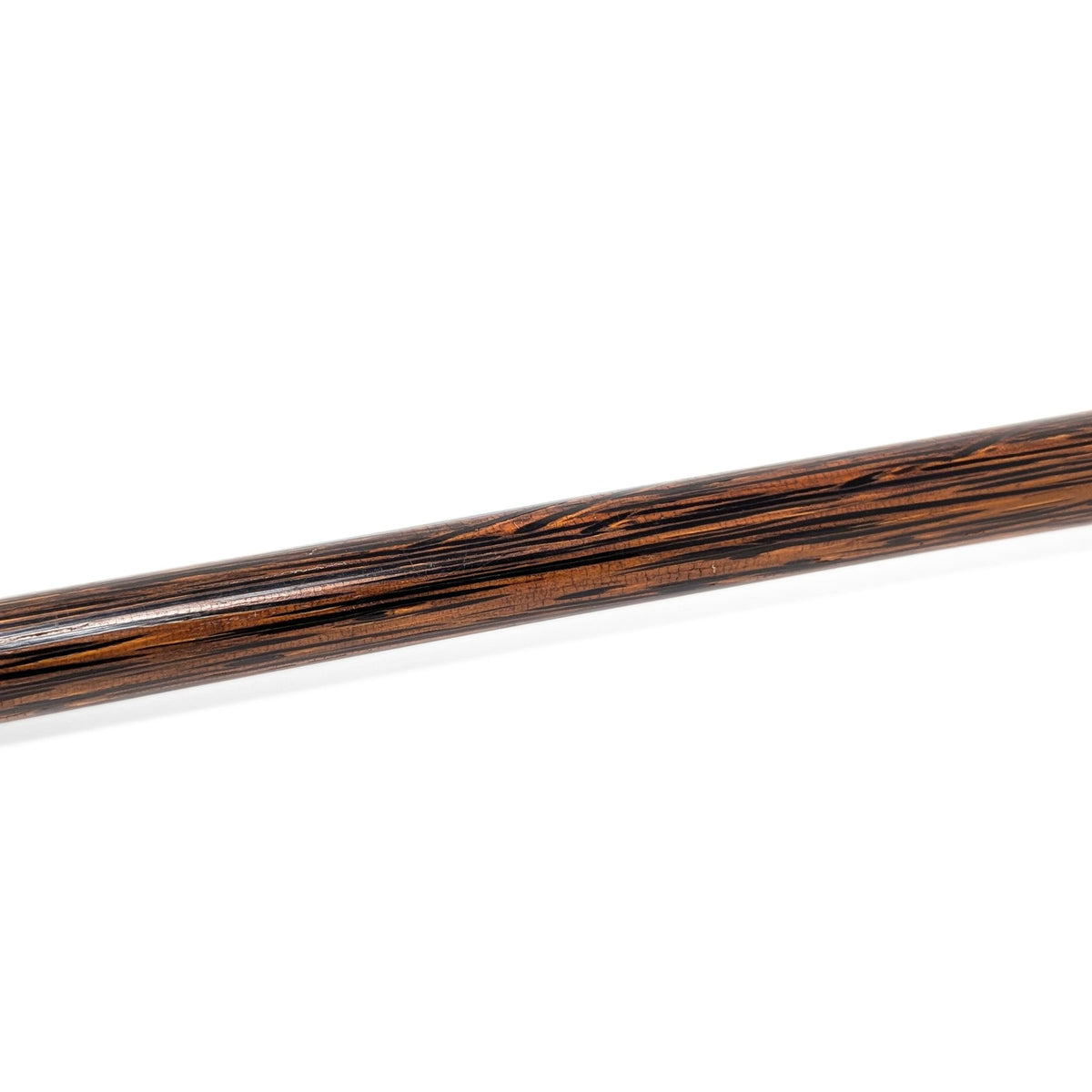 Natural Antler, Sterling, & Exotic Wood 38" Antique Walking Stick