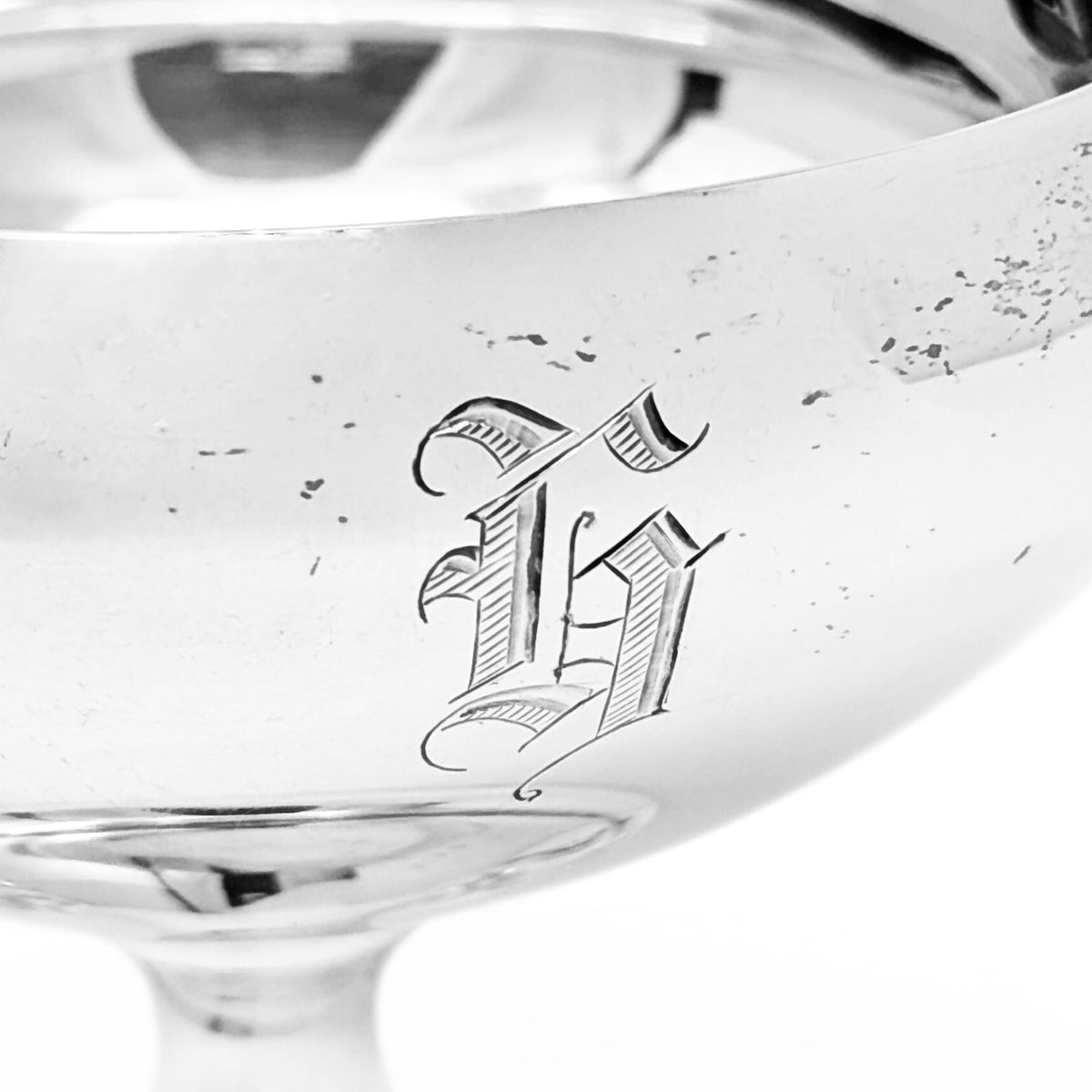 Wallace Sterling Silver "G" Monogram Champagne/Sherbets (6)