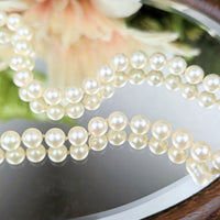 Mikimoto Blue Lagoon 14K Gold 18” 6mm Pearl Necklace
