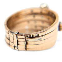 13K Gold & Opal Antique Harem Ring - Size 7.25