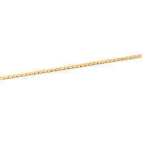 Italian 14K Gold .9mm Serpentine 9” Anklet