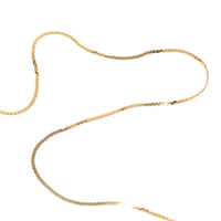 Italian 14K Gold .9mm Serpentine 9” Anklet