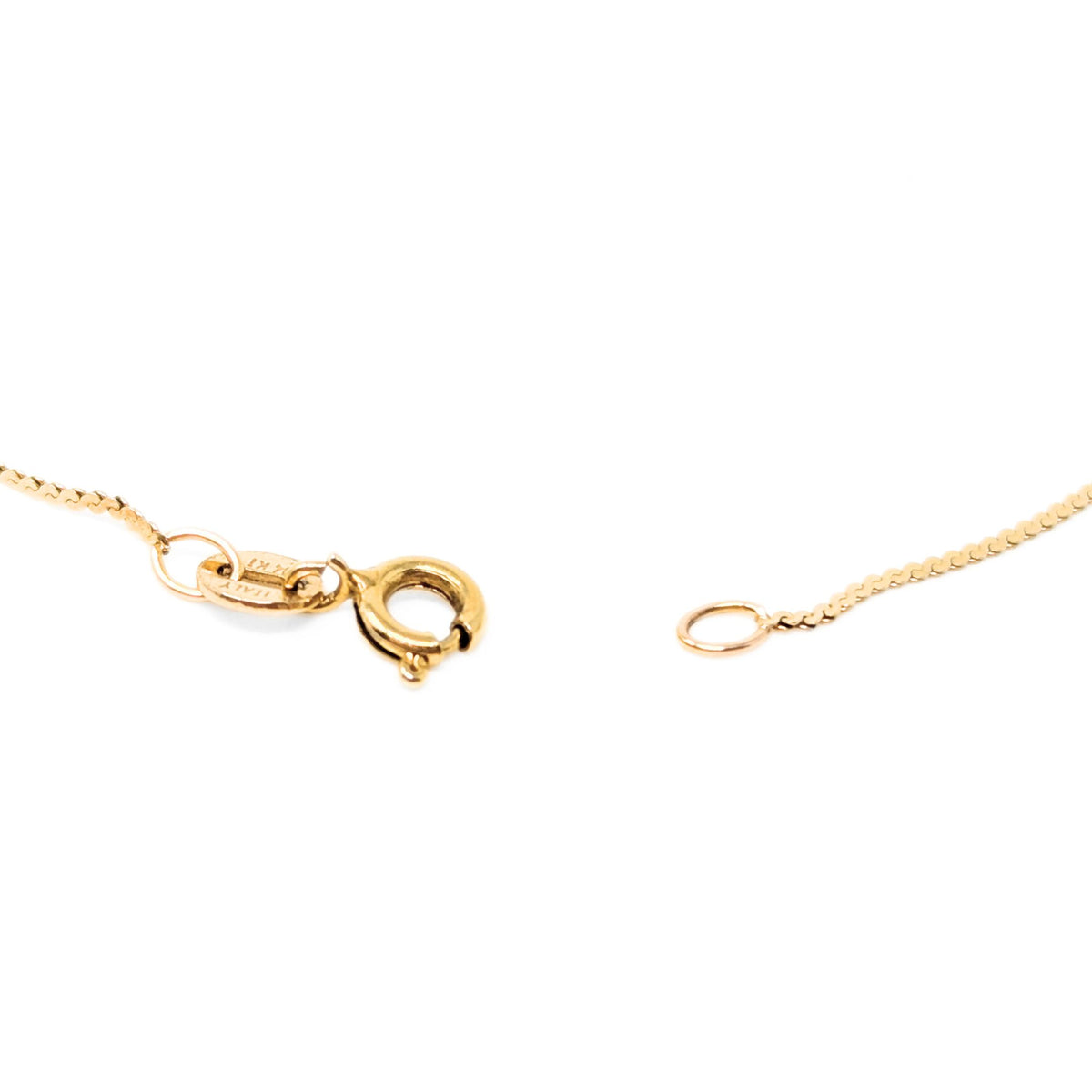 Italian 14K Gold .9mm Serpentine 9” Anklet