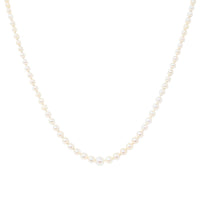 14K Gold Vintage 18” Graduated Pearl Necklace