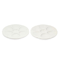 Vintage Hall USA Clam/Oyster Serving Plates (Pair)