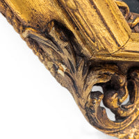 Vintage French Porcelain Gilt Wall Plaques (Pair)
