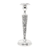 Stieff "Rose" Sterling Silver Monogrammed Weighted Candlesticks (Set of 4)