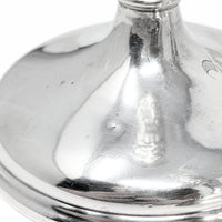 Stieff "Rose" Sterling Silver Monogrammed Weighted Candlesticks (Set of 4)