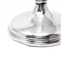 Stieff "Rose" Sterling Silver Monogrammed Weighted Candlesticks (Set of 4)