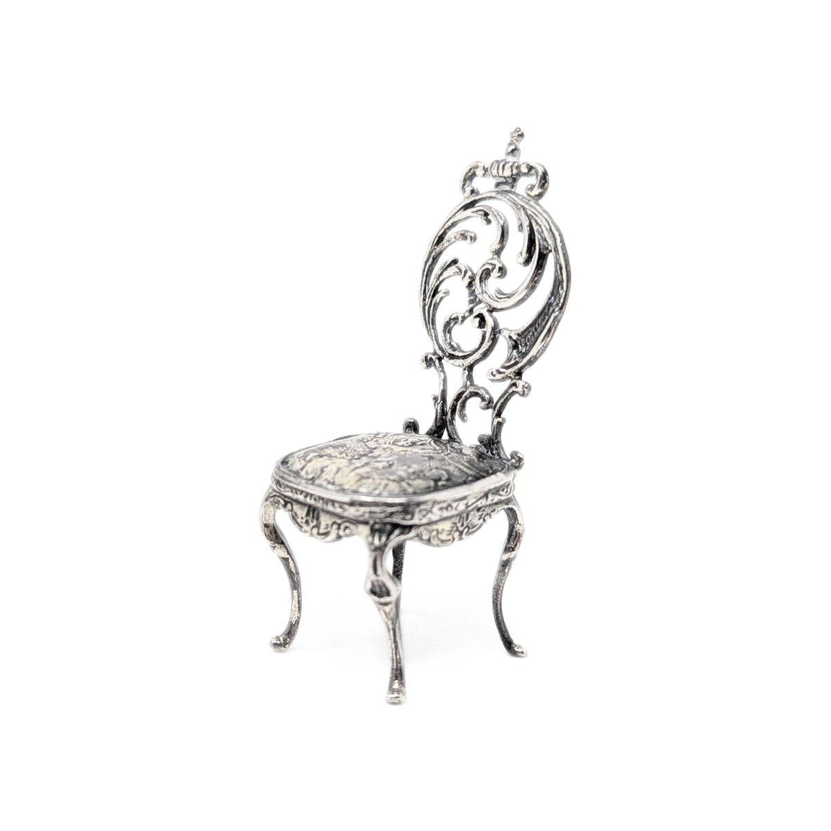 Kuehn Miniature Sterling Silver French Chair