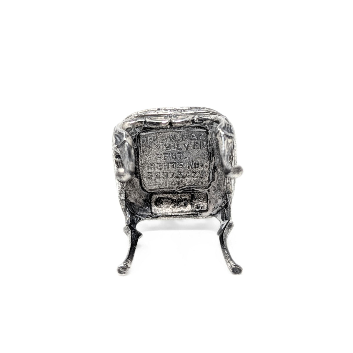 Kuehn Miniature Sterling Silver French Chair
