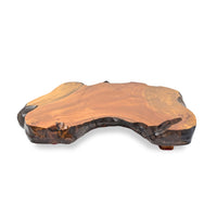 Vintage Japanese Keyaki Wood Display Stand