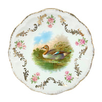 Antique Bavaria Germany Game Bird Plates (4)