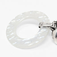 Antique Webster Co. Sterling Silver Baby Rattle / Teething Ring