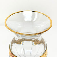 Lenox Crystal 8" Majestic Gold Flower Vases (2)