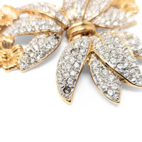 Eisenberg 1940's Hollywood Regency Rhinestone Statement Necklace