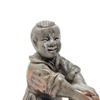 Stone Carving of a Chinese Fairy Tale "Bamboo & the Turtle"