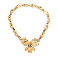 Eisenberg 1940's Hollywood Regency Rhinestone Statement Necklace
