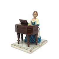 Dresden Style Sandizell Hoffner "Woman at Piano"