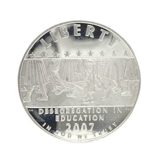 2007 Desegregation Proof Silver Dollar
