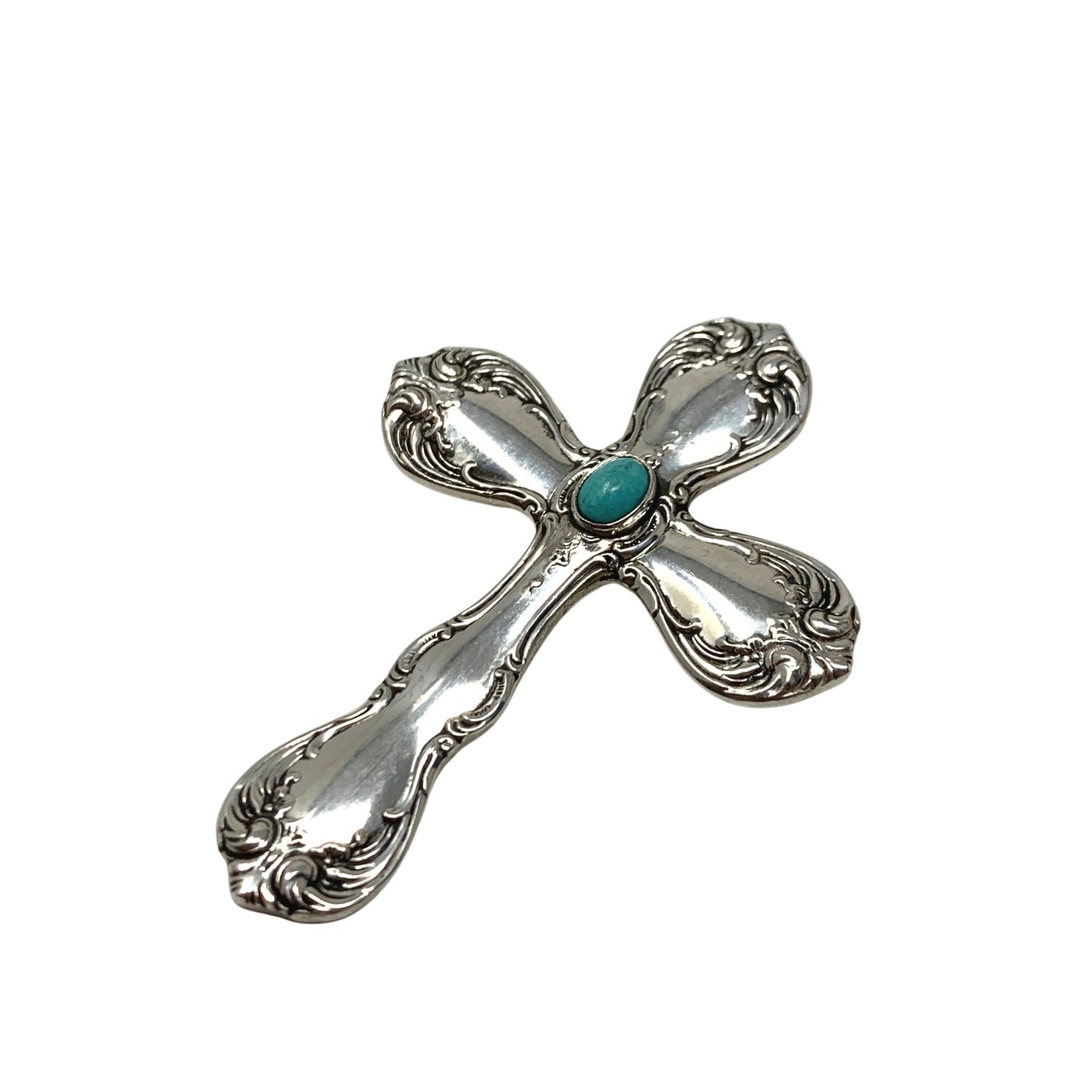 Towle Old Master Sterling & Turquoise Pendant