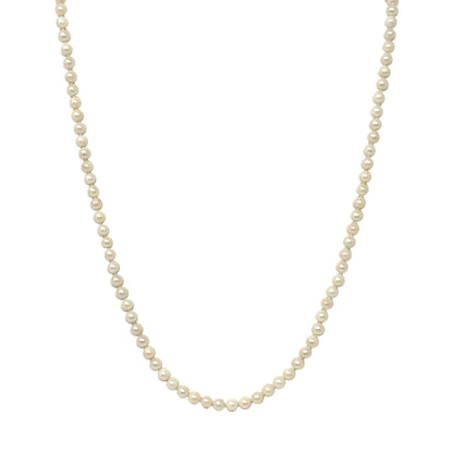 14K Gold Clasp 22" Pearl Necklace
