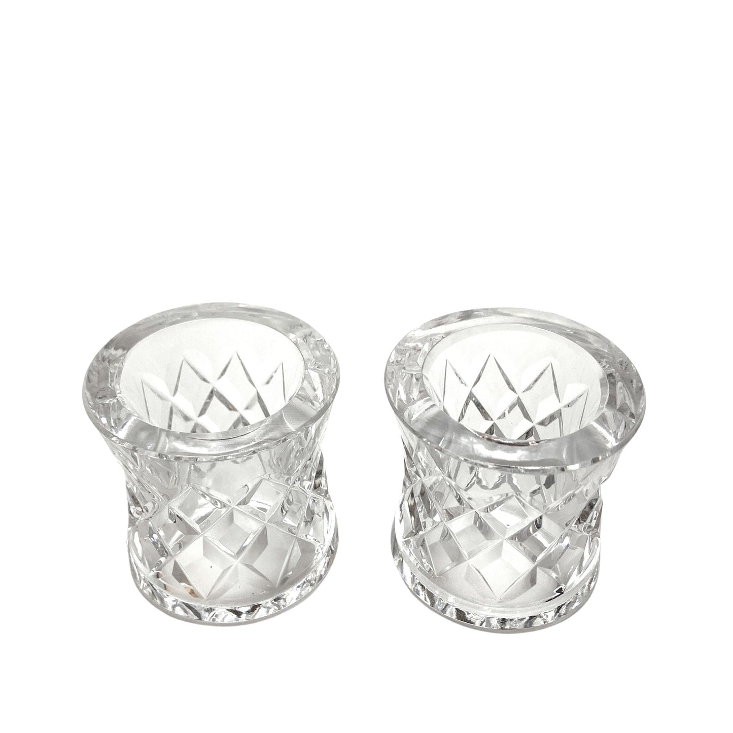 Waterford Comeragh Rare Thick Crystal Napkin Rings (2)