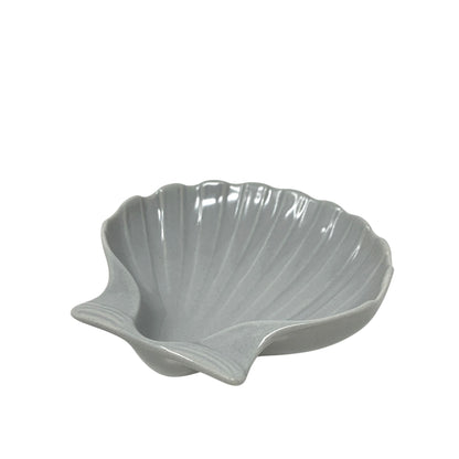 SS United States Hall China "Gray-Style" Scallop Shell Dish