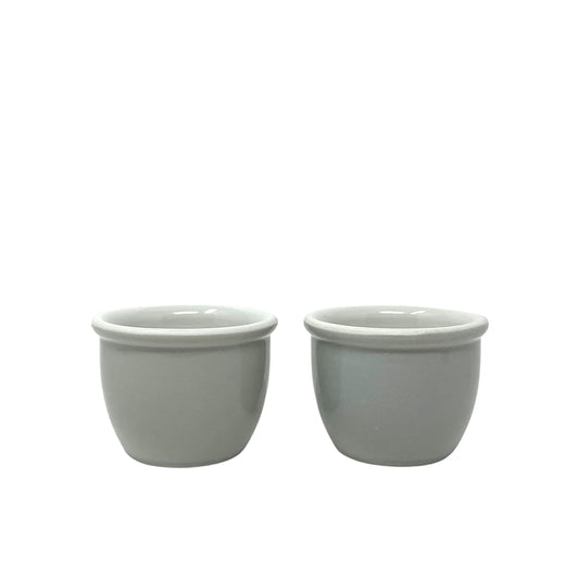 SS United States Hall China "Gray-Style" Custard Cups (Pair)