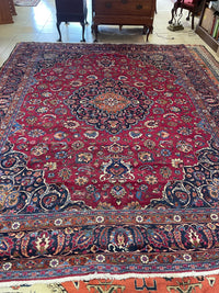 Vintage Persian Handmade Rug 9’8” x 12’9”