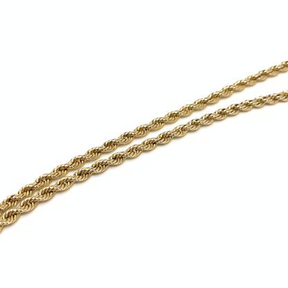 Martin Copeland Antique 14K Watch Chain With Fob