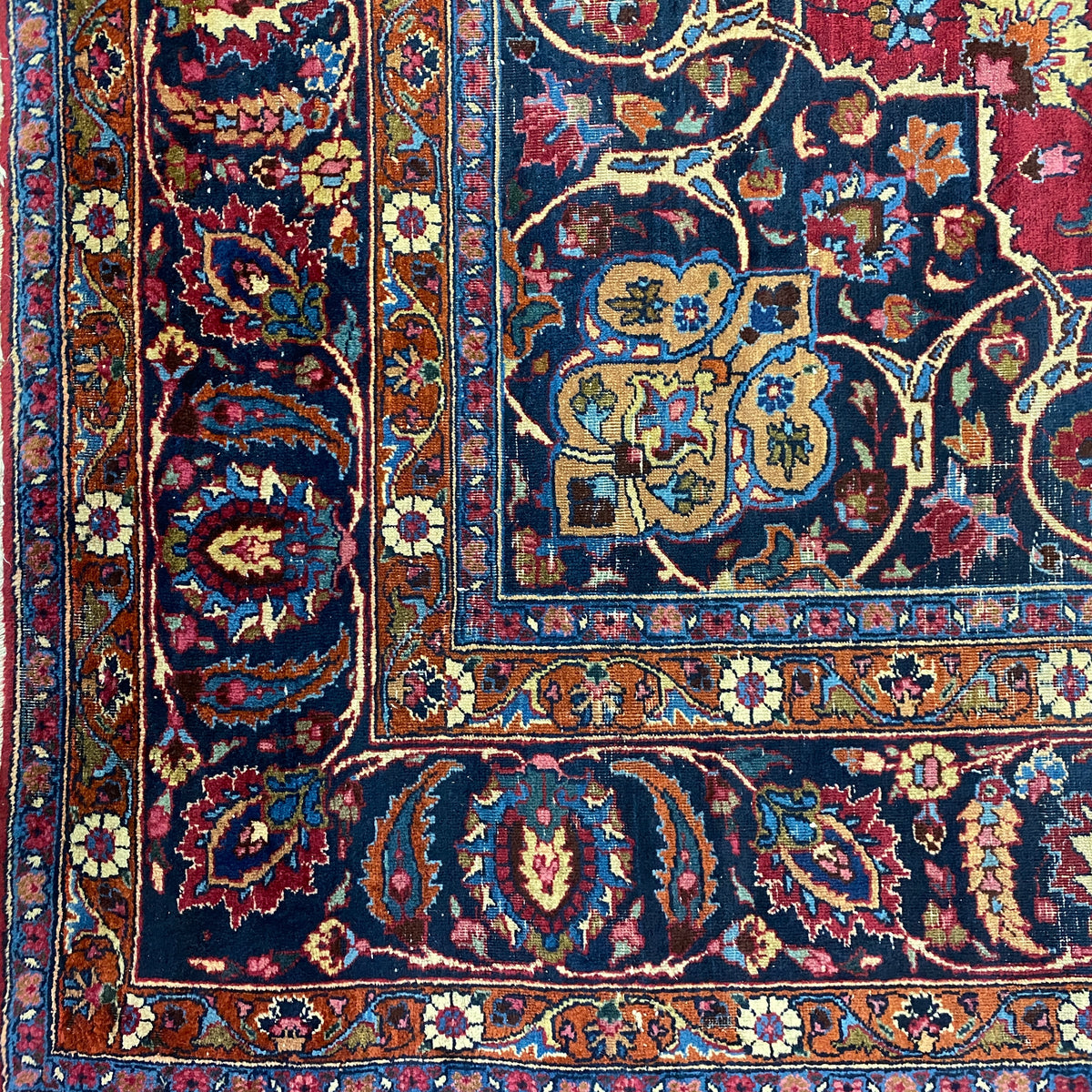 Vintage Persian Handmade Rug 9’8” x 12’9”