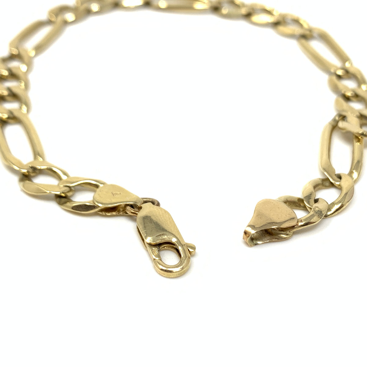 14K Gold JMD Signed Chain Bracelet