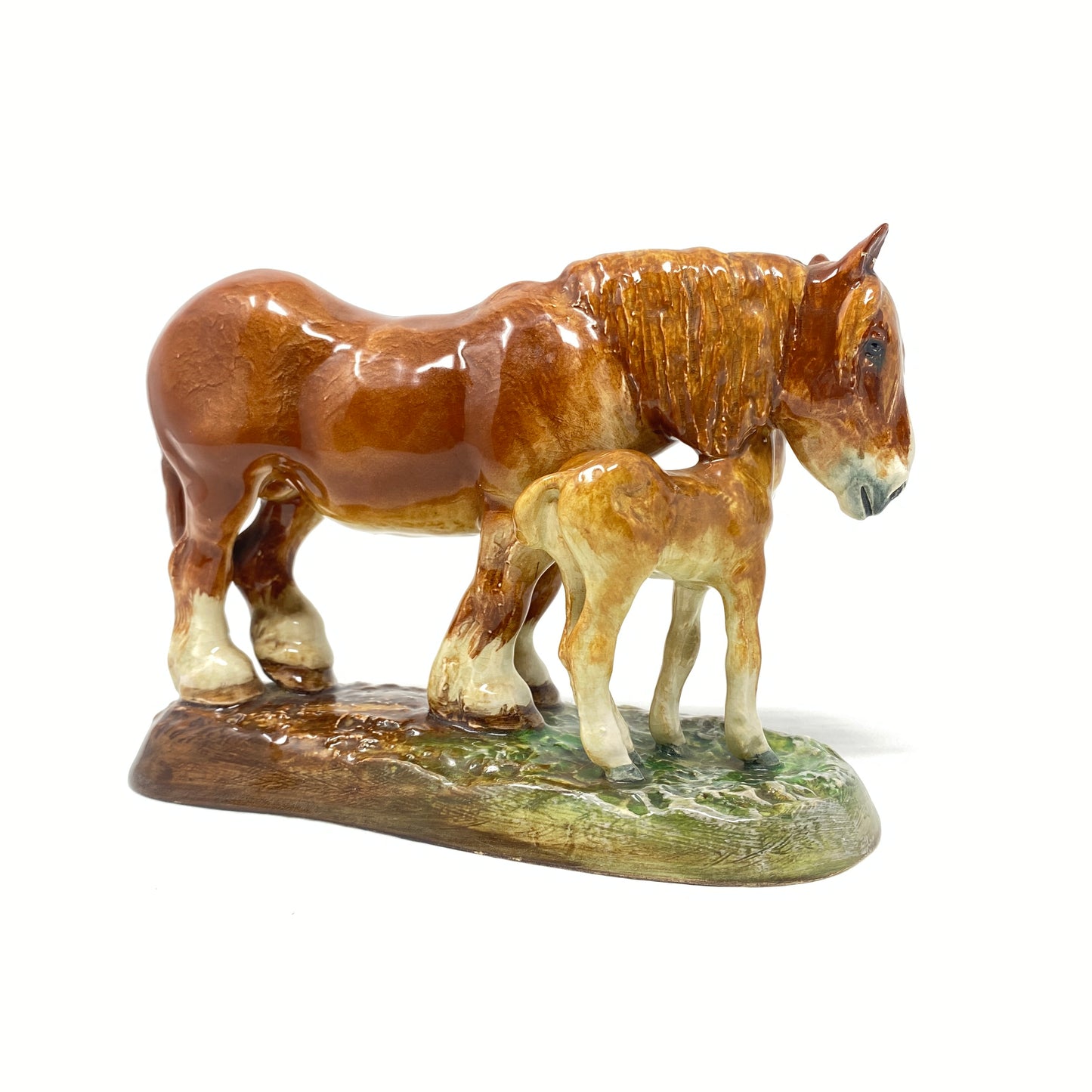 Royal Doulton "The Chestnut Mare" with Foal Figurine H.N. 2533