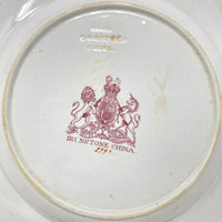 Ashworth Bros. Hanley Golden Chinoiserie Ironstone Lg Soup Bowls (4)