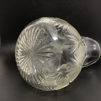 American Brilliant c. 1890 Crystal Water Pitcher