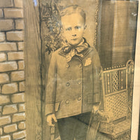 Antique Framed Pastel Portrait