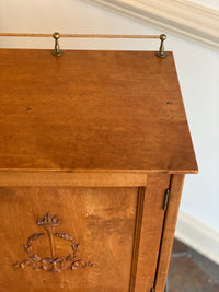 Antique French Maple Music Stand